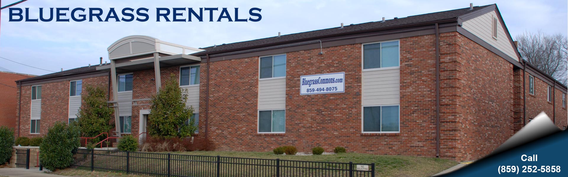 Bluegrass Rental Properties - Bluegrass Commons Banner